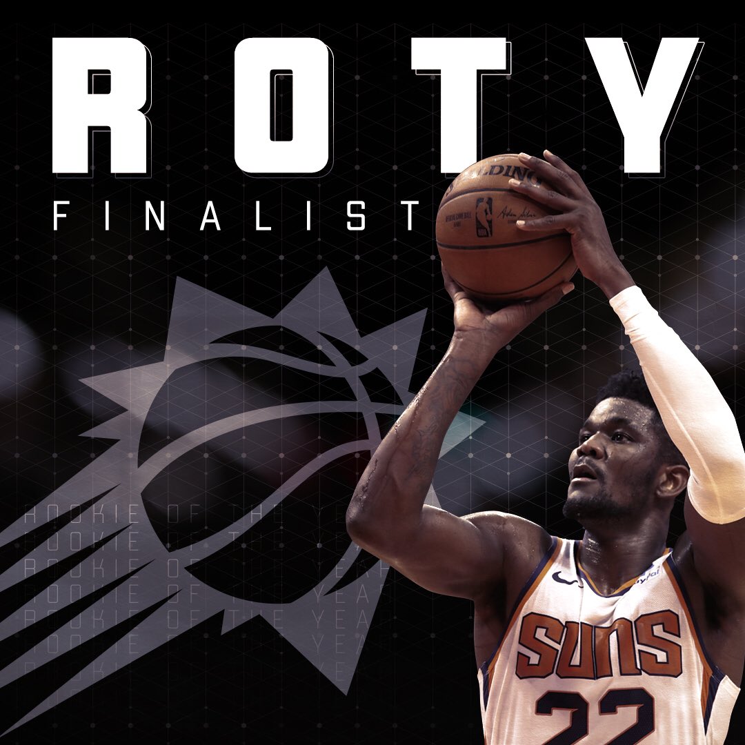 太阳官方祝贺艾顿入选年度最佳新秀最终候选名单