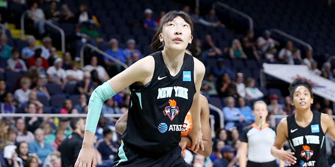 WNBA季前赛:邵婷 1助攻, 韩旭 1篮板