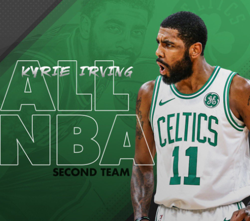 凯尔特人官推祝贺欧文成功入选本赛季最佳阵容二阵