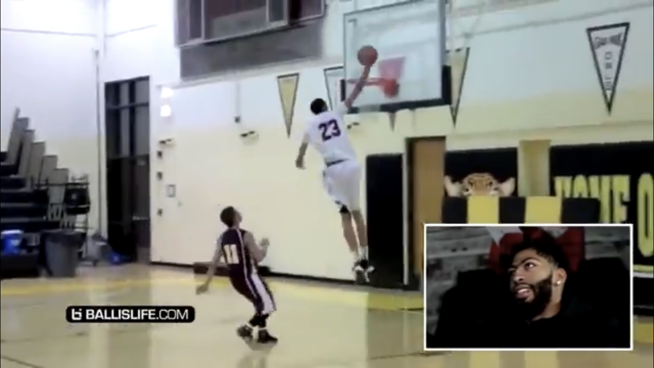 浓眉回顾高中比赛：从小最喜欢勒布朗，我们校队实力不行