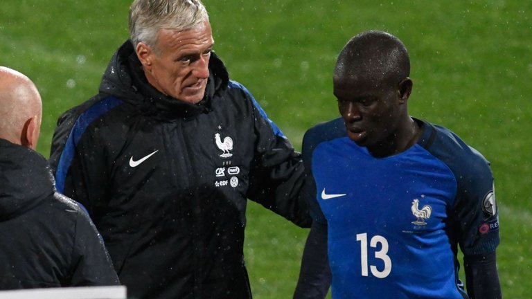 官方：坎特因右膝伤势，将不会参加法国6月的预选赛