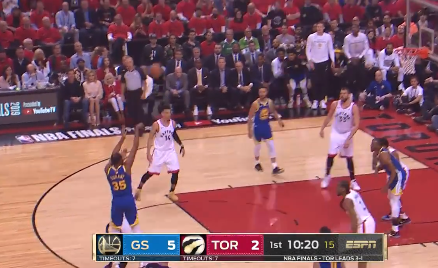 [视频]死神来了！开场杜兰特连续命中2记三分