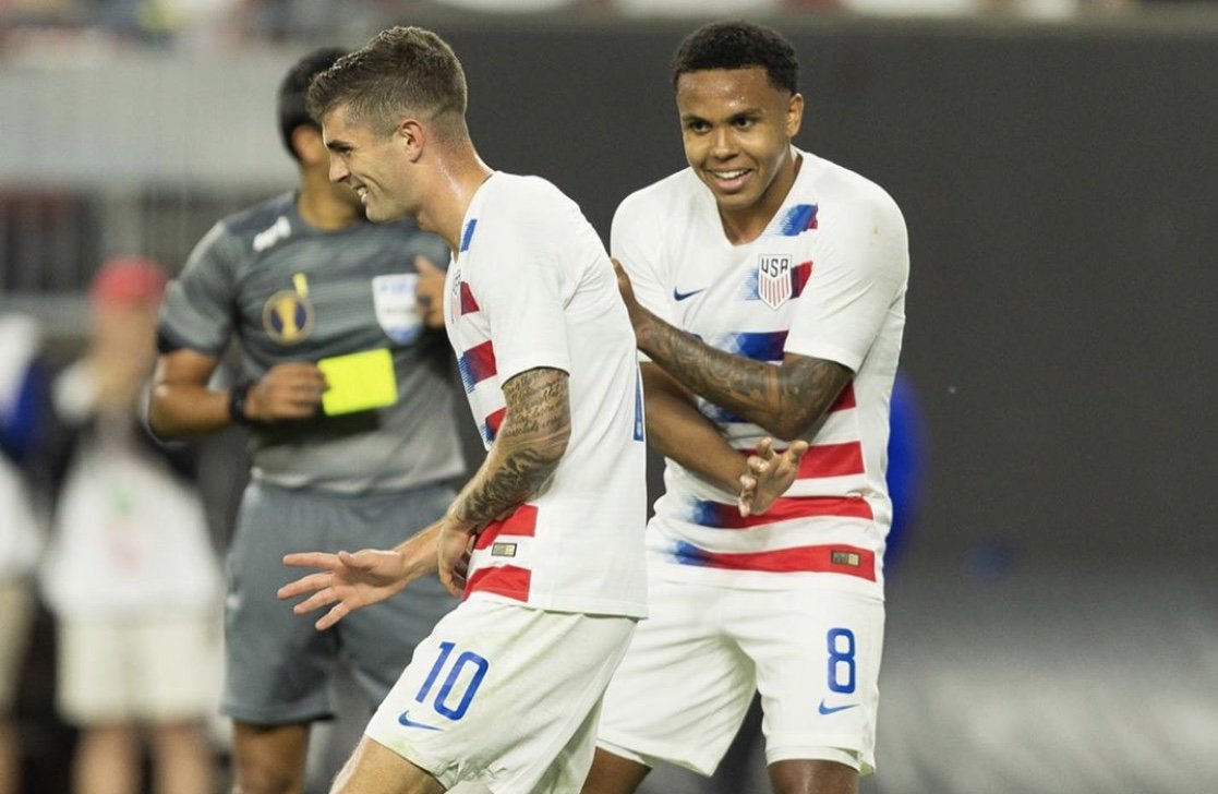 普利西奇献助攻，美国胜库拉索与牙买加会师金杯赛四强