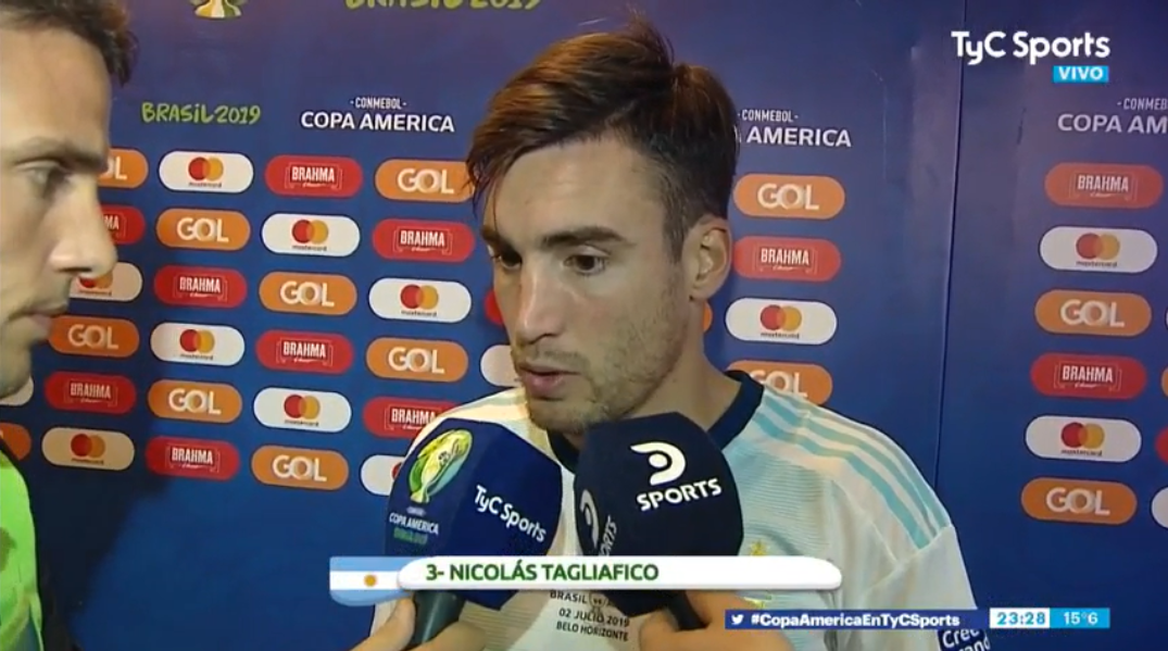 塔利亚菲科：经过这次美洲杯，阿根廷上下成长了很多