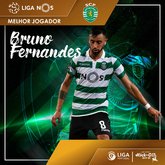 官方：布鲁诺力压费利克斯当选上赛季葡超最佳球员