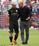 在说啥？瓜帅和阿圭罗赛后一直说到了球员通道