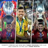 人生赢家！菲尔米诺3个月内拿下3个重磅冠军