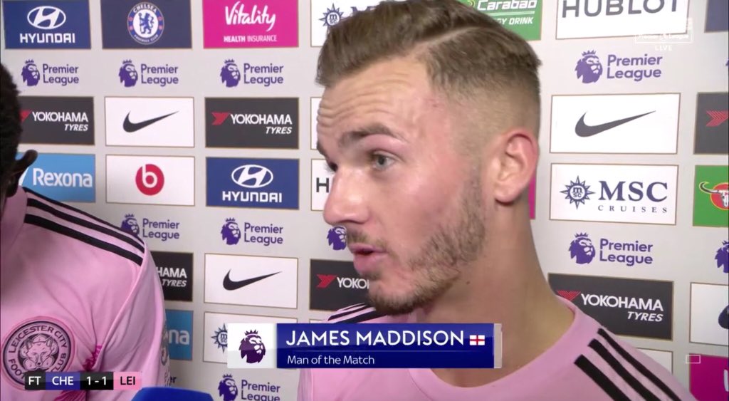 创造机会之王！麦迪逊当选<a href=https://www.310bf.com/tags-%E5%88%87%E5%B0%94%E8%A5%BF-0.html target=_blank class=infotextkey>切尔西</a>vs莱斯特城全场最佳