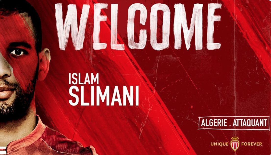 官方：摩纳哥租借斯利马尼，可选择买断