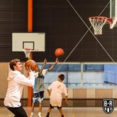 B/R开学啦系列海报：阿扎尔学西语，格子打篮球