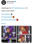 造势！推特为FIFA年度最佳三人候选推出专属图标