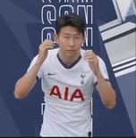 GIF：孙兴慜凌空抽射破门梅开二度，热刺三球领先