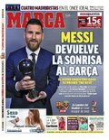 西媒聚焦梅西获FIFA最佳球员：梅西把微笑带回了巴萨
