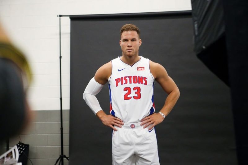 [流言板]帅气的球队领袖!活塞晒格里芬定妆照花絮