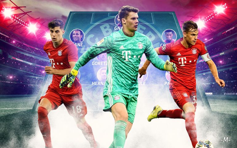 德媒预测拜仁未来首发阵容：努贝尔哈弗茨萨内领衔