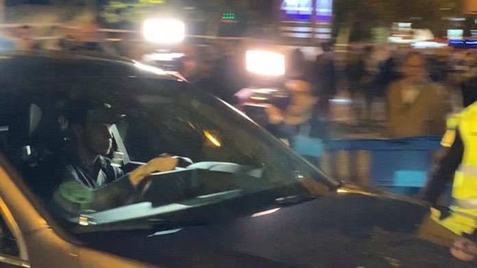 贝尔在第84分钟提前退场，哈梅斯在第86分钟退场