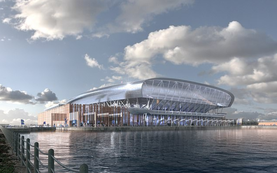 埃弗顿新球场设计方案：位于利物浦海滨，结合现代与历史