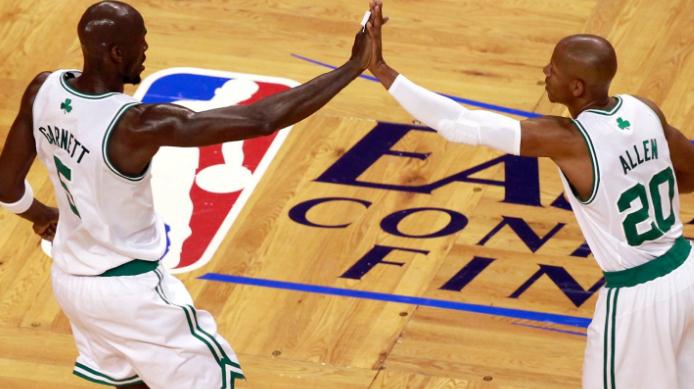 雷-阿伦谈是否参加KG球衣退役：没决定，得和他好好谈谈