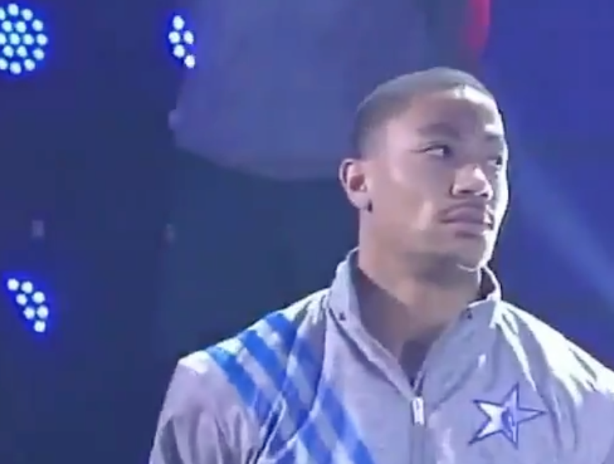 名场面！2012年全明星入场队友兴奋起舞，罗斯一脸冷漠