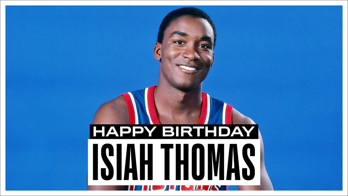 NBA官方祝活塞名宿伊赛亚-托马斯59岁生日快乐