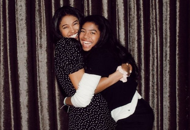 科比大女儿晒与Gigi合照：生日快乐，我日日思念你的微笑