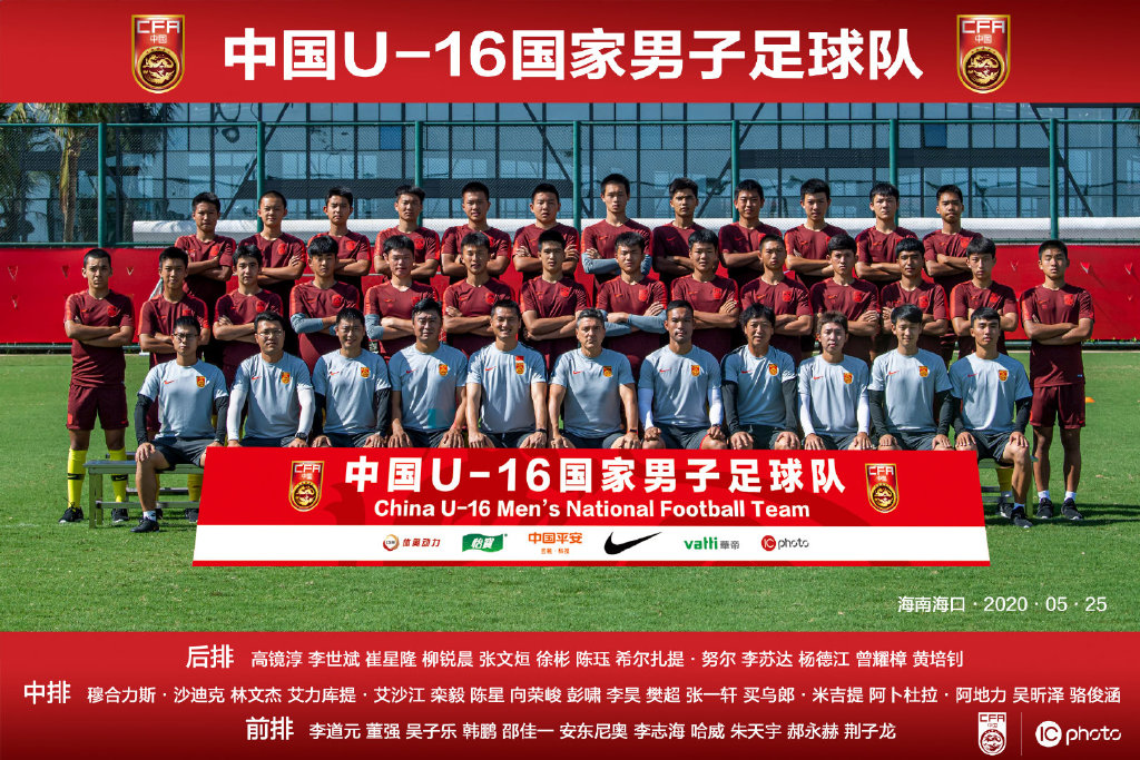 U16国少集训名单：鲁能5人成大户，恒大足校4人