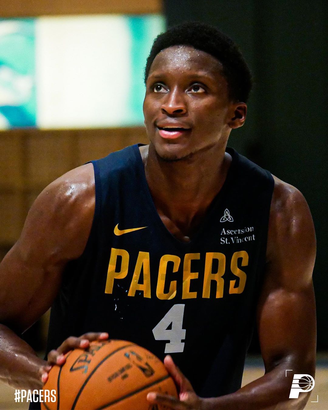 有望参加复赛？步行者官方Ins发布奥拉迪波最新训练图集