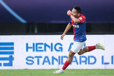 GIF:扩大优势!周俊辰爆射破门,黄海2-0泰达