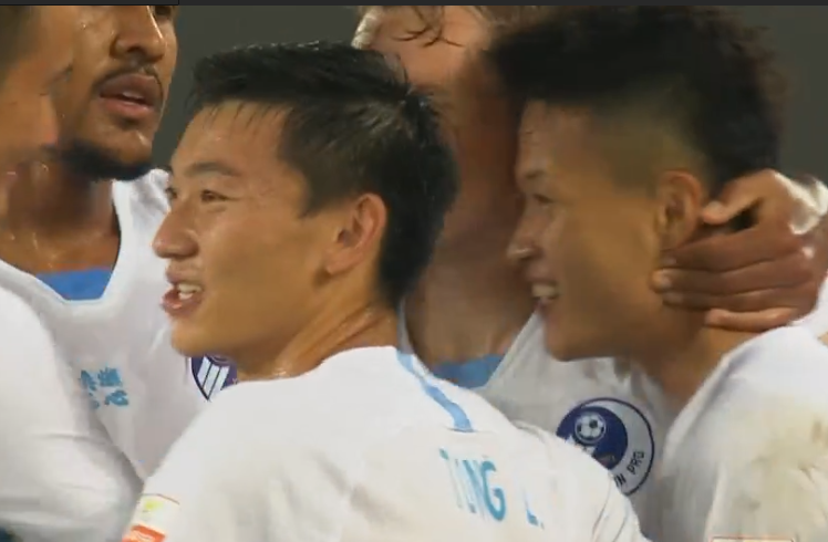 GIF：孙铂挑传助攻林良铭破门得分，大连人1-0领先