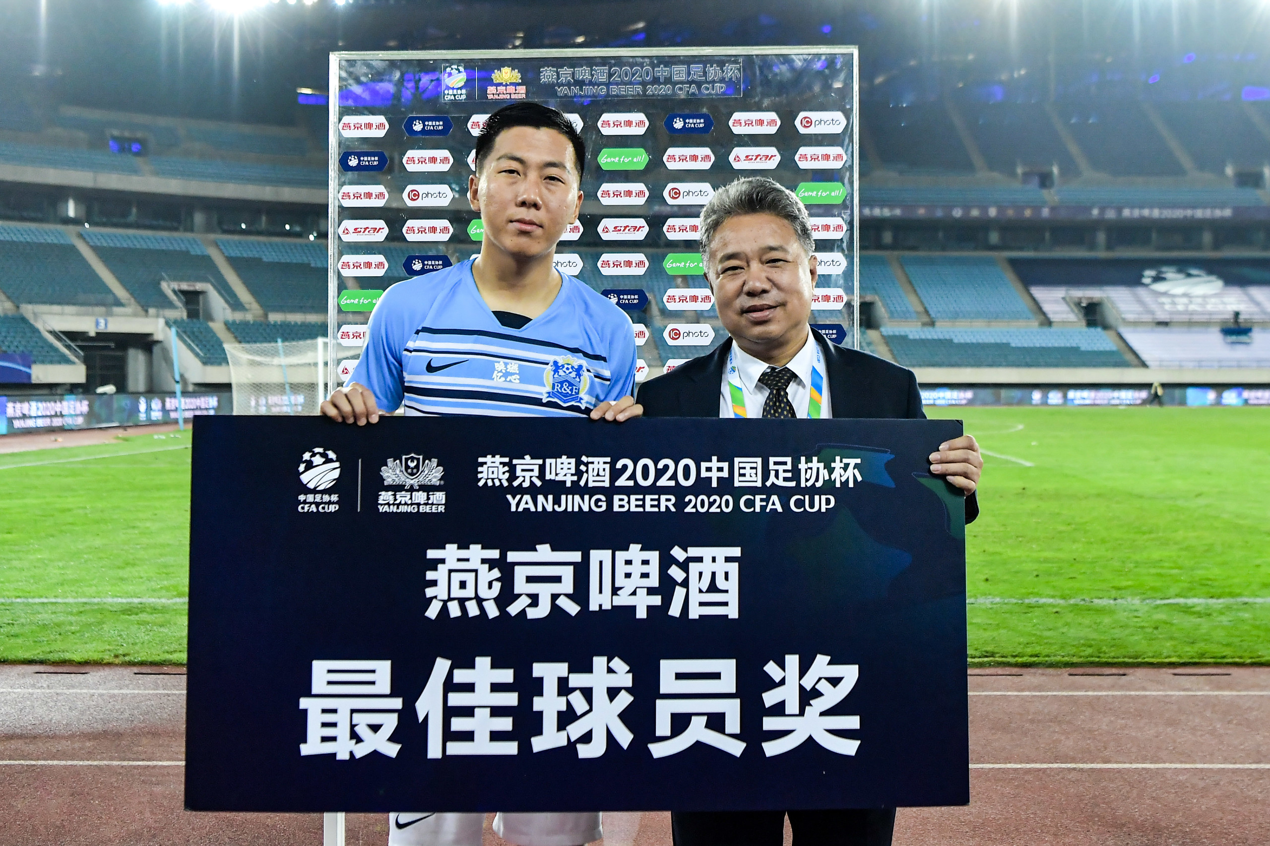 扳平救主，富力中场张功当选富力vs申花全场最佳
