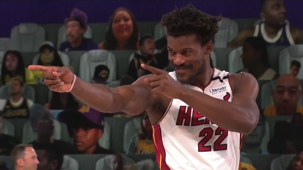 要打满全场？巴特勒目前仅首节休息1分钟，差1板三双