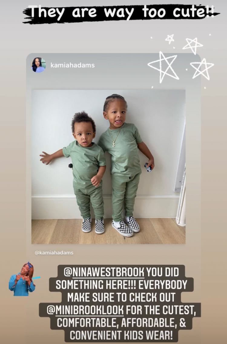 比尔孩子上身威少妻子服装品牌，威少妻子：他们太可爱了