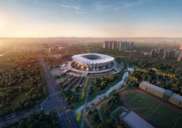 昆山足球场今日开建，2022年建成承办下届亚洲杯比赛