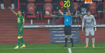 GIF：国安连换两人，郭全博王子铭换下侯森张玉宁