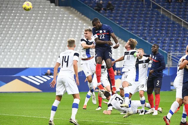 友谊赛：小图拉姆中框穆萨-西索科失误，法国0-2芬兰