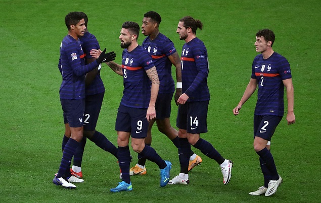 欧国联：吉鲁梅开二度帕瓦尔建功，法国4-2逆转瑞典