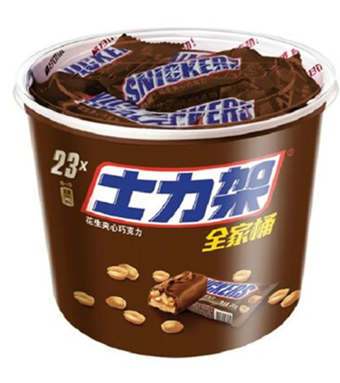 横扫饥饿!士力架家庭装460g*3桶